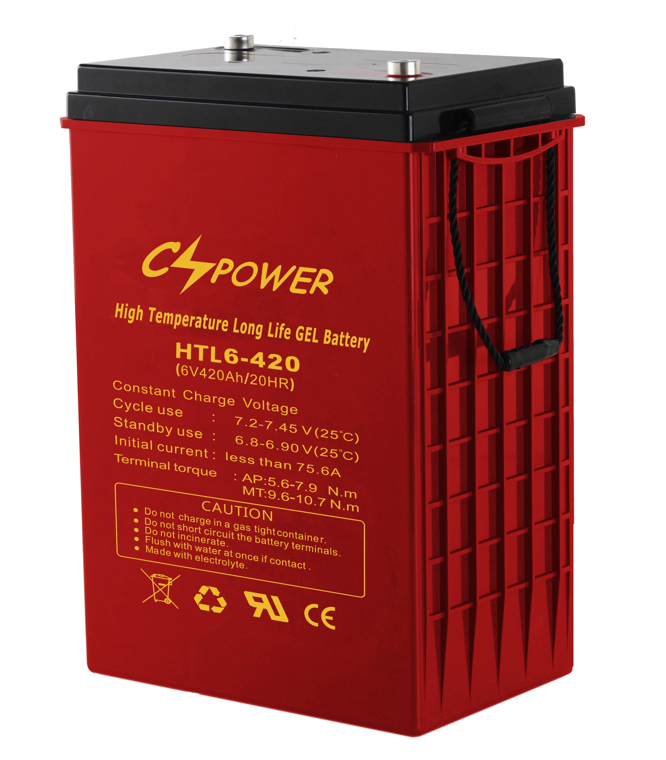 CSPower Battery HTL Series High Temperature Deep Cycle Gel Battery