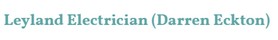 Leyland Electrician (Darren Eckton)