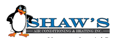 Shaw's Air Conditioning & Heating, Inc.
