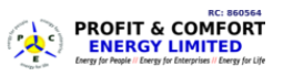 Profit and Comfort Energy Ltd