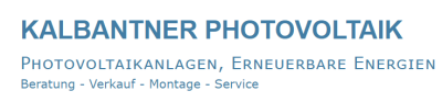 Kalbantner-Photovoltaik