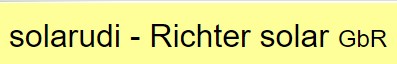Solarudi - Richter solar GbR