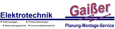 Elektrotechnik Gaißer