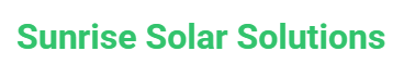 Sunrise Solar Solutions
