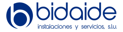 Bidaide Instalaciones Y Servicios Servicios, S.L.U.