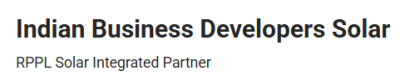 Indian Business Developers Solar