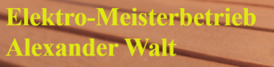 Elektrotechnik Walt