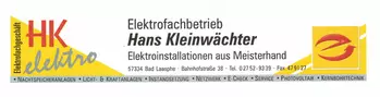 Elektroinstallation Hans Kleinwächter