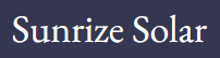 Sunrize Solar