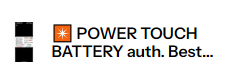 Power Touch Battery