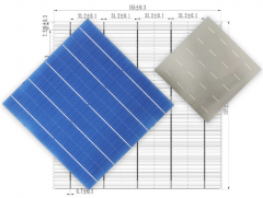 MS-5BB157 Poly Solar Cells (half cut)