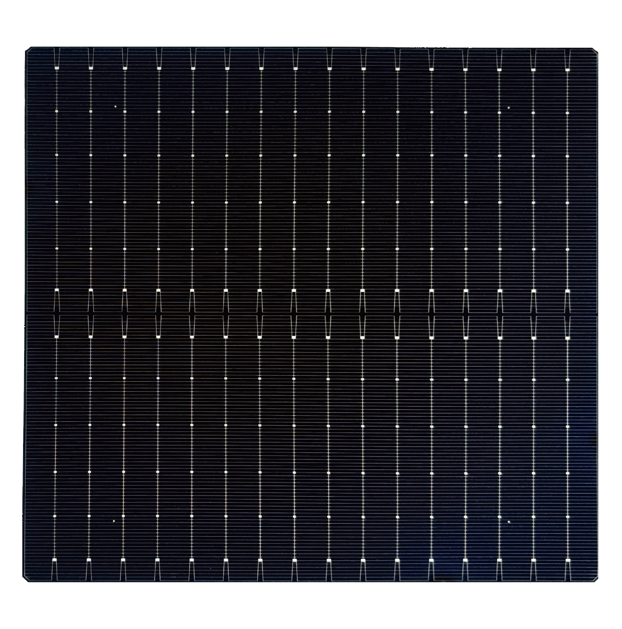 N-Type TOPCon Bifacial Solar Cell（10A8N）182.3x188-16BB