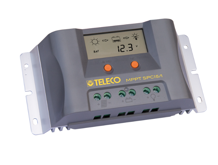 Teleco MPPT SPC 15/1 Solar Charge Controller Datasheet ENF Charge