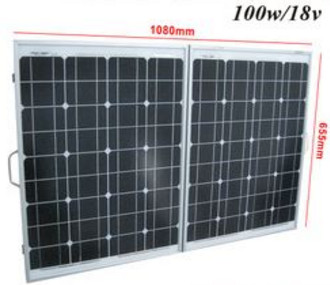 GGX Energy | 100W Folding Solar Panel | Solar Panel Datasheet | ENF ...