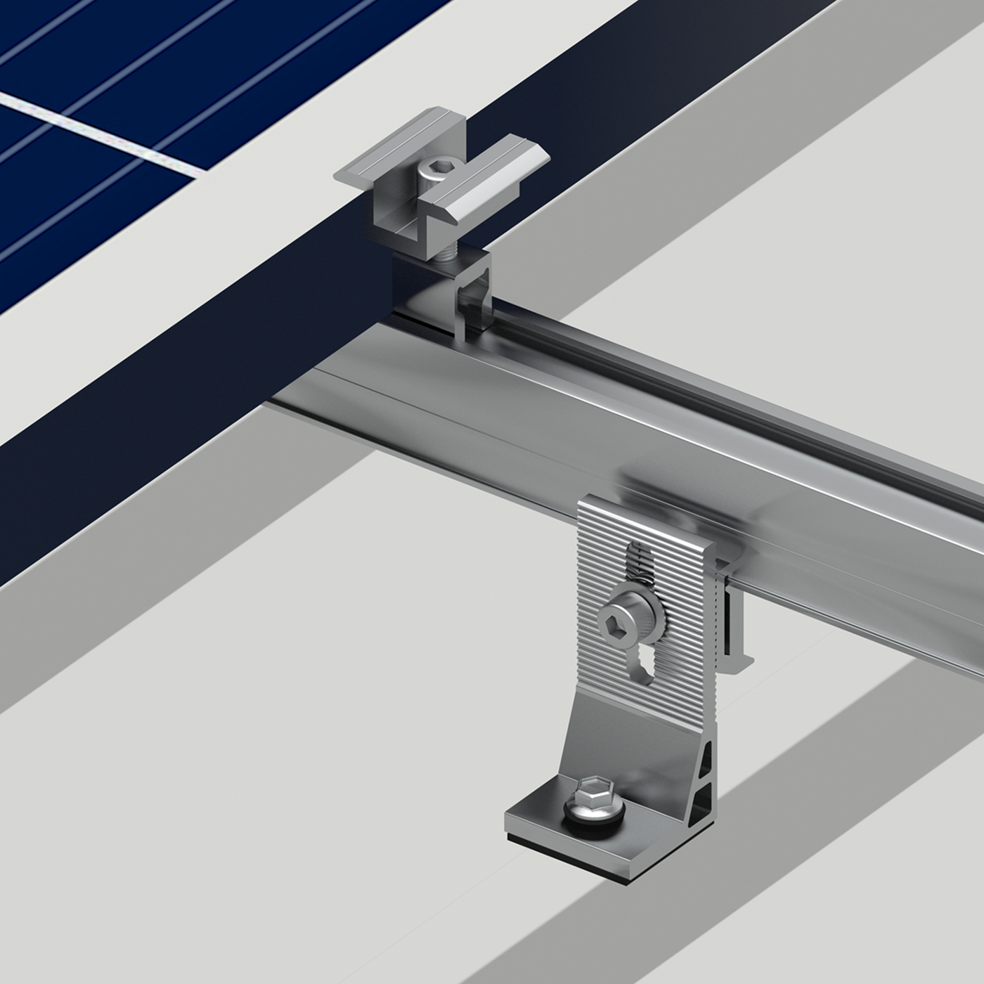 Clenergy (Xiamen) Technology | PV-ezRack® SolarRoof™ DT Rail ...