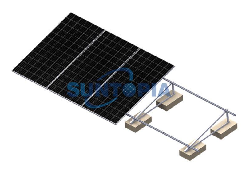 Suntopia | Flat Roof - Adjustable Triangle System | Solar Mounting ...
