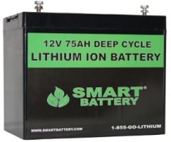 12V 75AH Lithium ion Battery