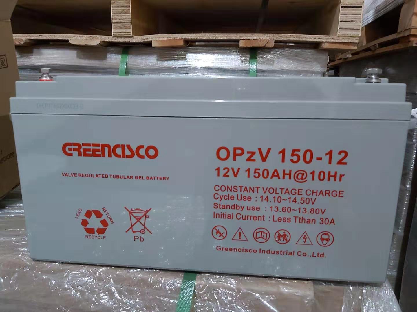 Greencisco Solar Battery,Deep cycle Battery,Gel Battery,OPzV Battery