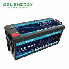 GSL  25.6v Lithium Ion Battery Lifepo4 200ah
