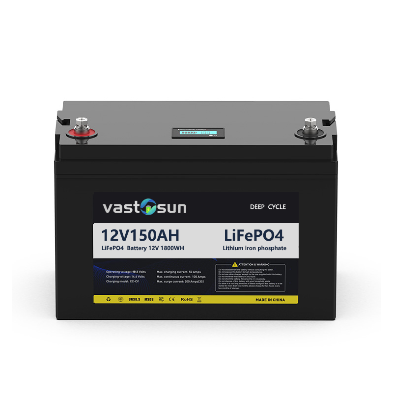 Vast Sun 12V 150Ah LiFePO4 Lithium Battery Solar Storage System