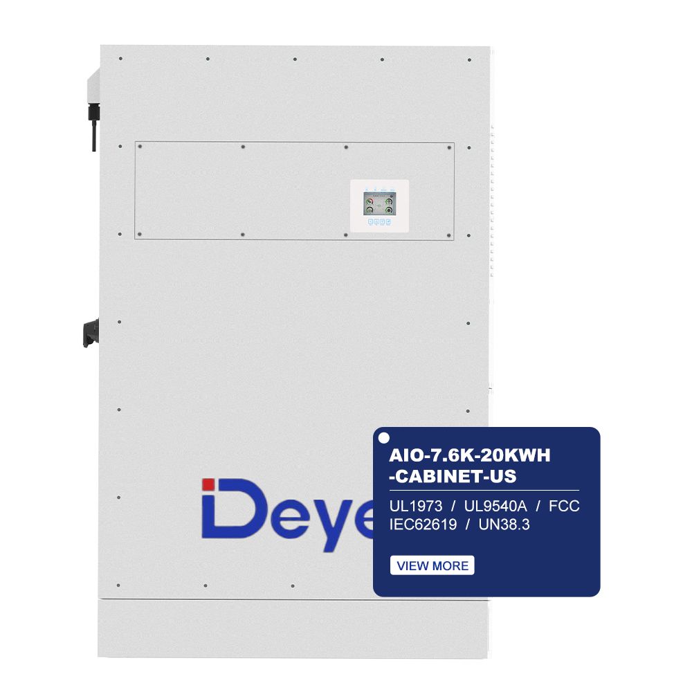 Deye ESS | Deye ESS AIO-7.6K-Cabinet-US Low Voltage Storage