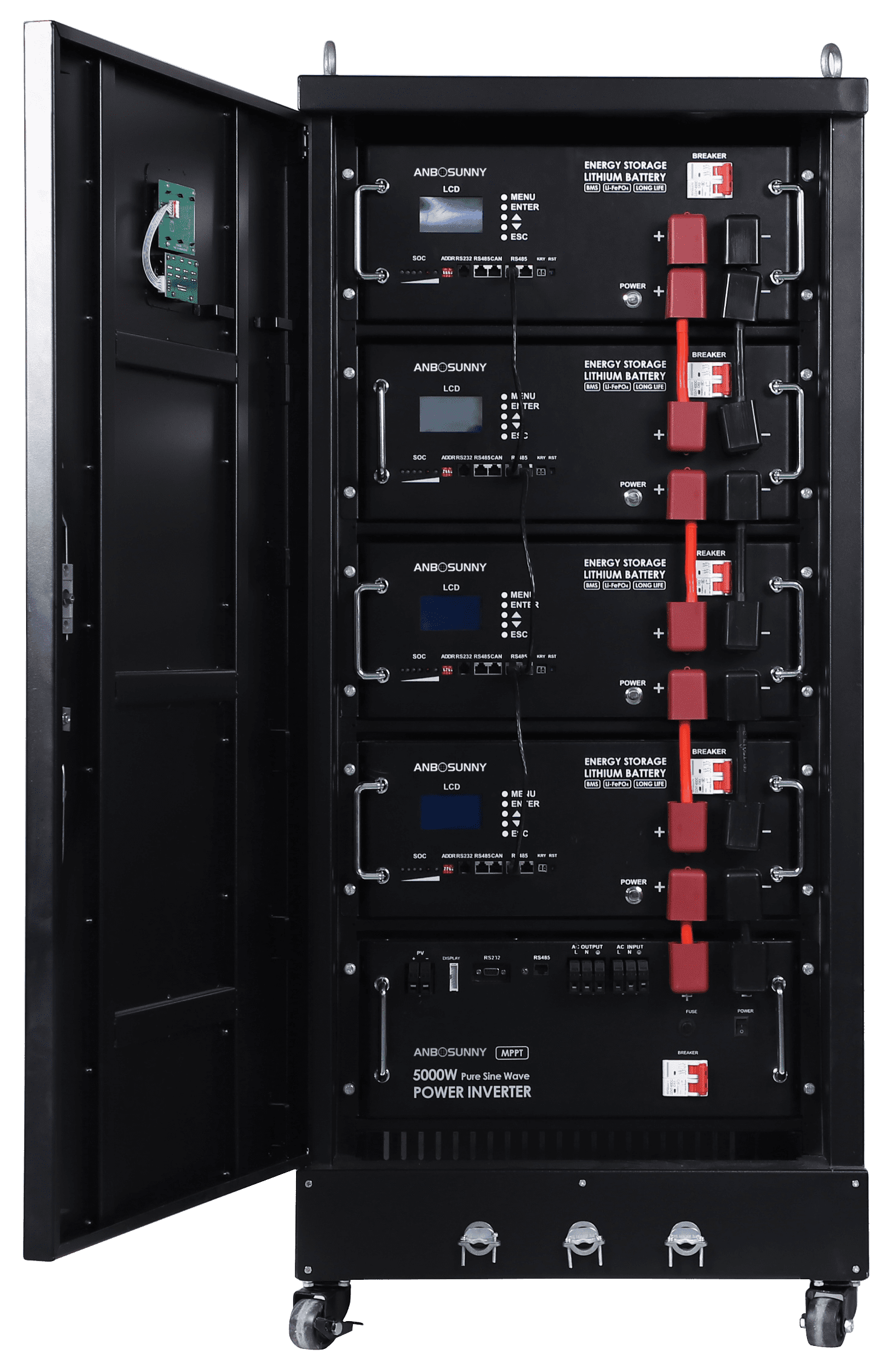 Anbo New Energy | Anbosunny 10kWh Cabinet Lithium Battery Energy ...