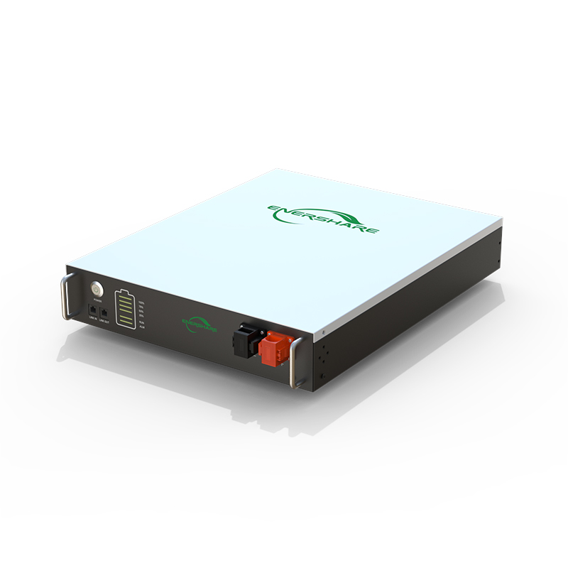 Ultra-slim Thin 2U 51.2V 100Ah  Battery Pack Smart Parallel Auto-assignment ID