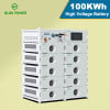 50kwh 100kwh 200kwh High Voltage Rack Mounted Lithium Battery