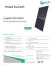 Lingtech 630~650W solar panel