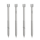 U Shape 4*4 Screw Post 6*6 Spiral Screw FarSun