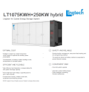 Lingtech 1075KWH 250KW BESS