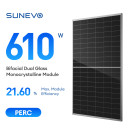 Evo6 SE6-60H/HBD 590-615W Normal/Bifacial Dual Glass