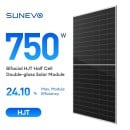EVO6N 730W-750W N Type HJT Bifacial Double-glass Solar Module