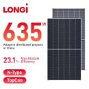 LONGi Hi-MO7 Bifacial 615-645M LR5-78HGD