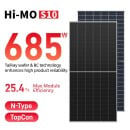 Hi-MO S10 Bifacial 665W 670W 675W 680W 665~685M LR7-72HJD