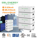 GSL 5/10kWh 51.2 100Ah/200Ah Stackable Battery StorageFor Home System