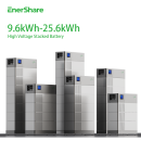 9.6kWh to 25.6 kWh European Spot Stackable High Voltage Battery