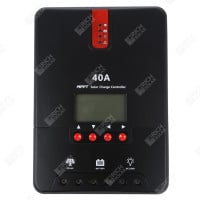RICH SOLAR 40 AMP MPPT Solar Charge Controller Negative Ground