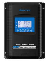 Acopower Midas 40A MPPT Negative Ground Solar Panel Charge Controller