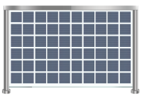 Solar Railing Semi-Opaque 320