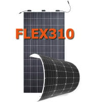 FLEX310 Flexible lightweight Solar Panel