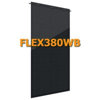 FLEX380WB Flexible lightweight Solar Panel Black