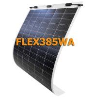FLEX385WA Flexible lightweight Solar Panel