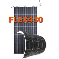FLEX430 Flexible lightweight Solar Panel