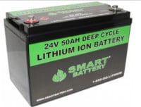 24V 50AH Lithium Ion Battery