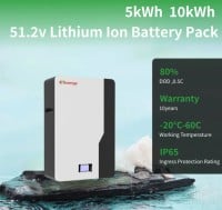 5/10 kWh 100Ah Wall Mounted Powerwall Energy Storage Battery