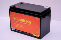 25.6V 60AH SolarKing Lithium Iron Battery Plastic Case CB-60-24-50