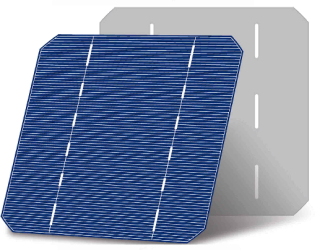 125mm 2BB mono solar cells