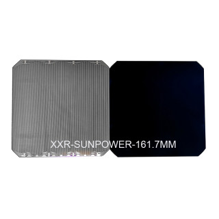 sunpower 161.7*161.7mm solar cell backcontact solar cell