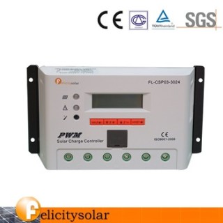 30A 12/24V auto PWM solar charge controller for solar system